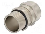 Cable gland; without nut,with long thread; M20; IP68; brass TE Connectivity