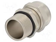 Cable gland; without nut,with long thread; M20; IP68; brass TE Connectivity
