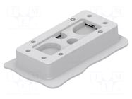 Multigate grommet; light grey; Holes no: 7; -40÷80°C; IP66 TE Connectivity