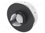 Pressure compensation device; Entrelec; -20÷100°C; polyamide TE Connectivity