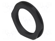 Nut; PG36; polyamide; 60mm; black; Thread: PG; Entrelec TE Connectivity