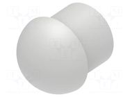 Stopper; polyamide; light grey; Entrelec; Ø: 17.8mm; Size: 22 TE Connectivity