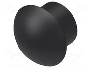 Stopper; polyamide; black; Entrelec; Ø: 25.7mm; Size: 37; L: 17mm TE Connectivity