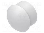 Stopper; polyamide; light grey; Entrelec; Ø: 38mm; Size: 45 TE Connectivity