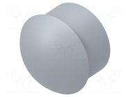 Stopper; polyamide; grey; Entrelec; Ø: 38mm; Size: 45; L: 20.2mm TE Connectivity