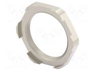 Nut; IP67,IP68; Entrelec; Thread: M25; stainless steel TE Connectivity