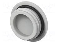 Stopper; M20; 1.5; IP68; polyamide; light grey; Entrelec; 6mm TE Connectivity