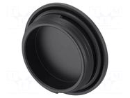 Stopper; PG16; IP68; polyamide; black; Entrelec; Thread: PG; 6mm TE Connectivity