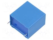 Capacitor: polypropylene; X1; 2uF; 400VDC; 21x31x31.5mm; THT; ±10% EPCOS