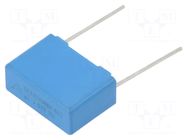 Capacitor: polypropylene; MKP; 100nF; 630VDC; 250VAC; 7x12.5x18mm EPCOS