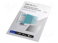 Anti Blue Light Filter; natural (transparent); Thk: 0.5mm; 23.8" QOLTEC