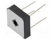 Bridge rectifier: single-phase; Urmax: 800V; If: 50A; Ifsm: 450A DC COMPONENTS