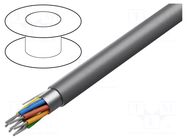 Wire; Xtra Guard® 1; 2x22AWG; shielded,Al-PET foil; PVC; 300V ALPHA WIRE