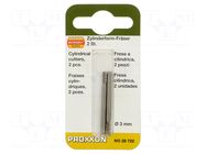 Mill; tungsten vanadium steel; 2pcs. PROXXON