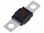Fuse: fuse; 50A; 32VDC; automotive; 41mm; M5 screw; MIDI; copper LITTELFUSE