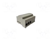 Enclosure: for computer; grey; 101mm; for DIN rail mounting ELBAG