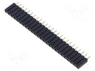 Connector: pin strips; socket; female; PIN: 25; THT; 3A; 125V; BL 1 FISCHER ELEKTRONIK
