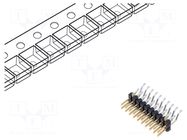 Connector: pin strips; pin header; male; PIN: 20; vertical; SMT SAMTEC