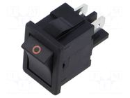 ROCKER; DPST; Pos: 2; ON-OFF; 4A/250VAC; black; none; 100mΩ Marquardt