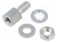 Nut for D-sub  863001017TLF AMPHENOL COMMUNICATIONS SOLUTIONS