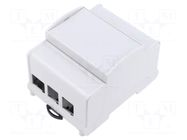 Enclosure: for computer; grey; 69mm; for DIN rail mounting ELBAG