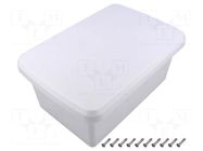 Enclosure: multipurpose; X: 170mm; Y: 250mm; Z: 110mm; WG; ASA; white TAKACHI