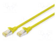 Patch cord; RJ45 plug,both sides; S/FTP; 6a; stranded; Cu; 5m; LSZH DIGITUS