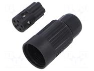 Connector: AC supply; screw terminal; male; TH384; 10A; 500V; 27mm TECHNO