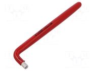 Wrench; hex key,insulated; HEX 8mm; Overall len: 206mm UNIOR