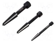 Kit: screw extractor; 3pcs. RENNSTEIG
