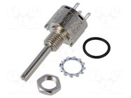 Potentiometer: shaft; single turn; 10kΩ; 1.5W; ±10%; 3mm; linear VISHAY