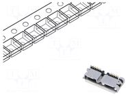 Connector: USB B micro; ZX360; PIN: 10; USB 2.0 HIROSE