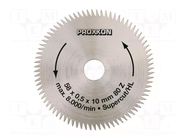 Circular saw; Ø: 58mm; Øhole: 10mm PROXXON