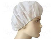 Hair nets; ESD; 1000pcs; Features: disposable; white EUROSTAT GROUP