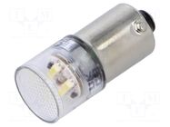LED lamp; white; BA9S,T10; 130VDC; 130VAC; plastic; -20÷60°C CML INNOVATIVE TECHNOLOGIES