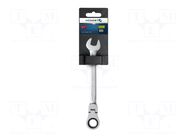 Wrench; combination spanner,with ratchet,with joint; 21mm HÖGERT TECHNIK