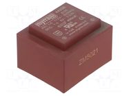 Transformer: encapsulated; 3.2VA; 117VAC; 9V; 356mA; PCB MYRRA