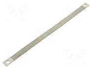 Braids; earthing tape; 16mm2; Ø1: 9mm; Ø2: 9mm; 120A; L: 0.3m BM GROUP