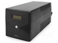 Power supply: UPS; 600W; 1kVA; 207÷253V; 162x150x338mm; 7Ah; 50Hz DIGITUS
