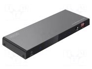 Splitter; HDCP 2.3,HDMI 2.1; black; Input: DC socket,HDMI socket DIGITUS