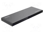 Splitter; HDCP 2.2,HDMI 2.0; black; Input: DC socket,HDMI socket DIGITUS