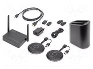 HDMI extender; HDCP 2.1,HDMI 2.0; black; ABS,metal; 50m; 2.4/5GHz DIGITUS