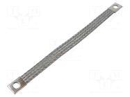 Braids; earthing tape; 16mm2; Ø1: 9mm; Ø2: 9mm; 120A; L: 0.23m BM GROUP