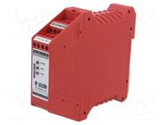 Module: safety relay; 24VAC; 24VDC; for DIN rail mounting; CS PIZZATO ELETTRICA