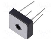 Bridge rectifier: single-phase; Urmax: 1kV; Ufmax: 1.1V; If: 15A DC COMPONENTS