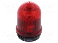 Signaller: lighting; flashing light; red; 10÷60VDC; 10÷60VAC; IP65 WERMA
