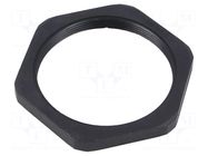Nut; M63; 75mm; black; Thread: metric; Pitch: 1.5; KMK-PA-OB HELUKABEL