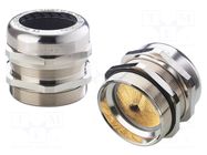 Cable gland; with earthing; M63; 1.5; IP68; brass; metallic LAPP