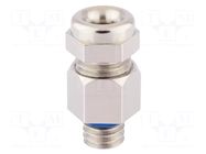 Cable gland; M6; 1; IP68; brass; metallic; SKINDICHT® LAPP