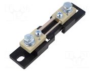 Current shunt; 80A; Class: 0.2; 60mV; for DIN rail mounting LUMEL
